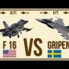 American F-16 vs Swedish Gripen - Which would win?